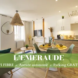 Appartement L'emeraude - 1 A 4p - Wifi Fibre - Parking Gratuit, Pont-dʼAin